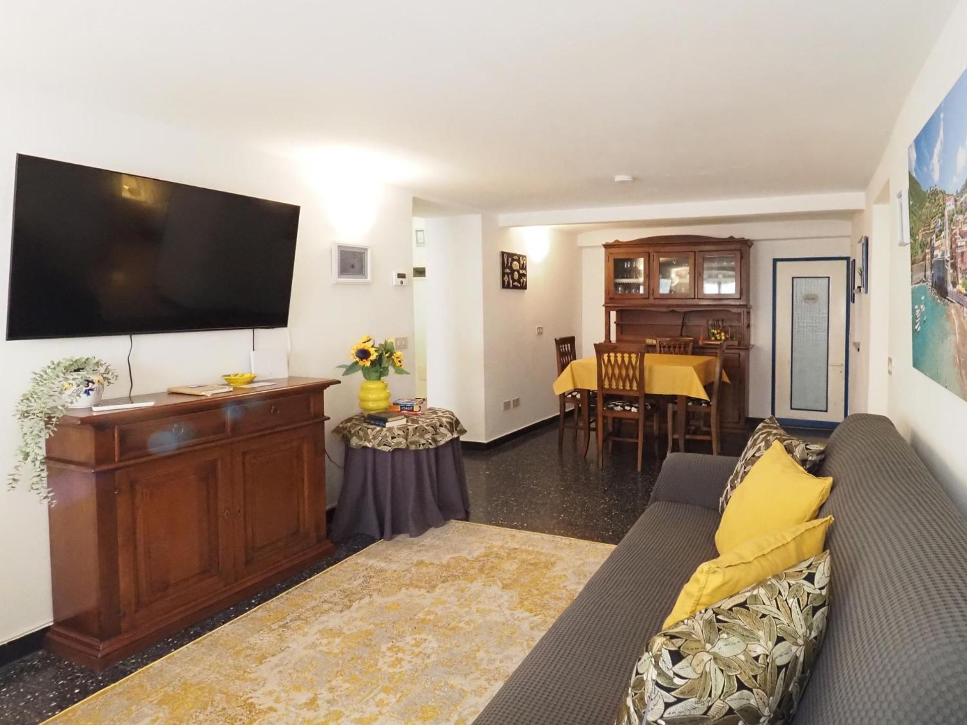Mainetta Sea View Apartment With Ac Вернацца Экстерьер фото